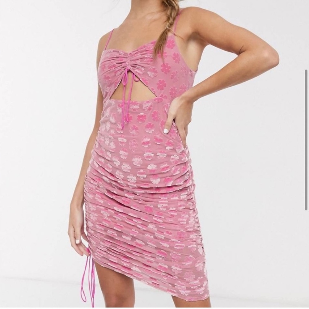 For Love & Lemons - Lusk Velvet Mini Dress (Large) NEW!!!!
